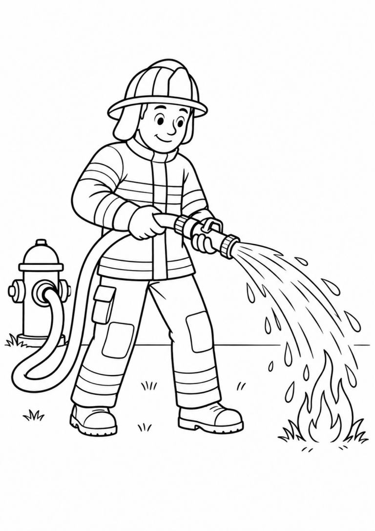 feuerwehrschlauch-im-einsatz-ausmalbild