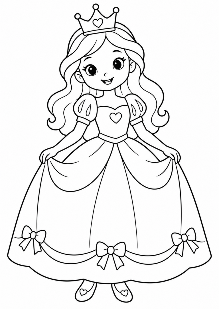 Prinzessin mit Krone